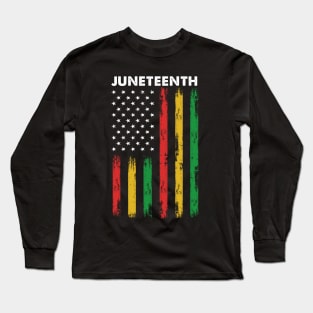 Free-ish Since 1865 Flag T-Shirt, Freeish Juneteenth Shirt, Independence Day Gift, Juneteenth Freeish Shirts, Black History Tee Long Sleeve T-Shirt